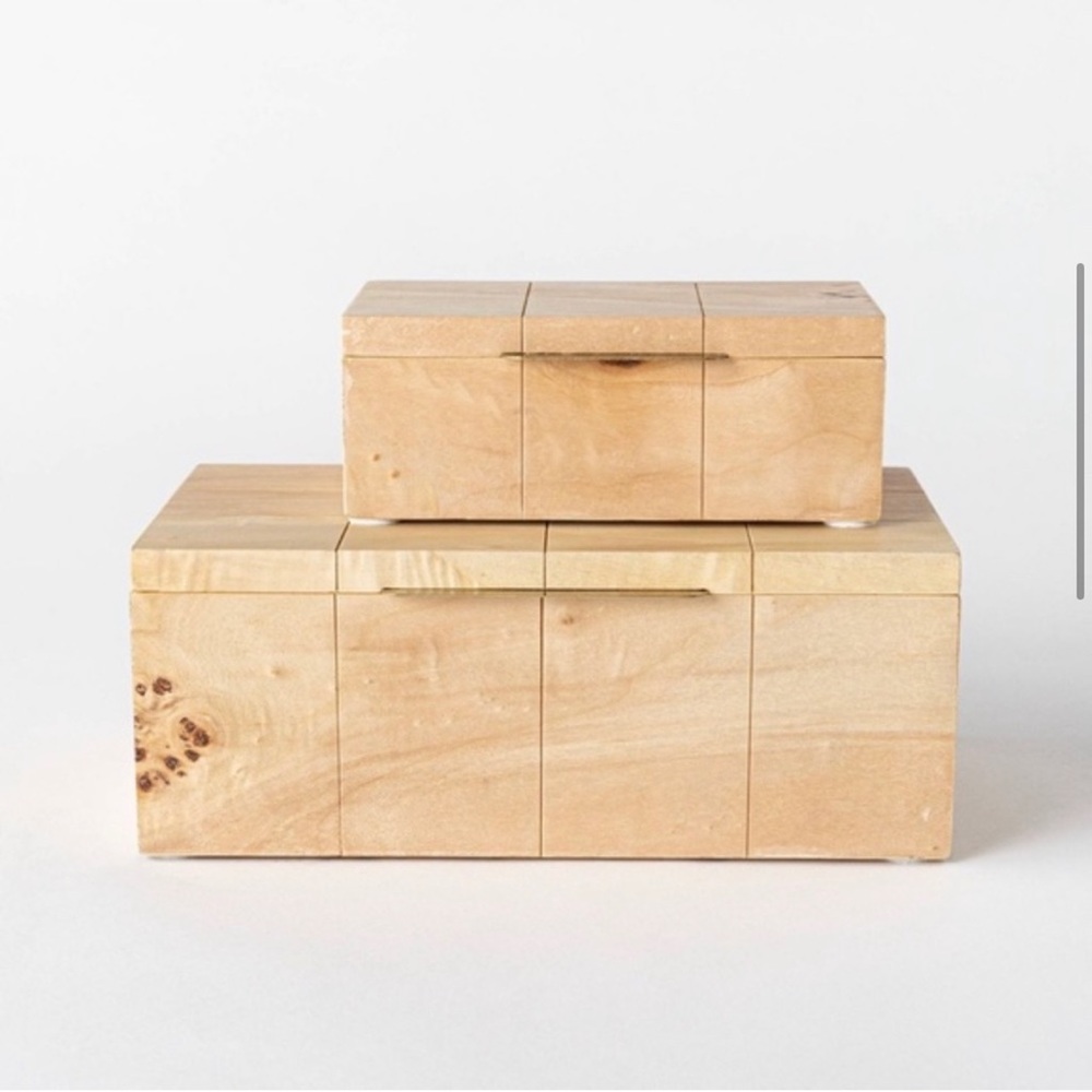 ISO!!! Studio McGee burled boxes